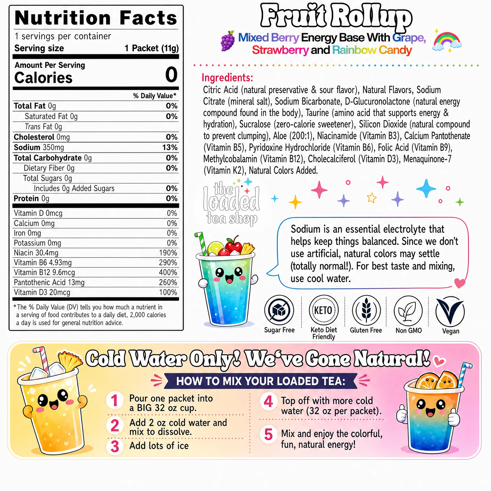 Fruit Rollup (Caffeine-Free) - Image 4